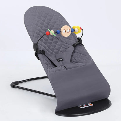 Angku Baby Rocking Chair Portable Multifunction Swing Chair for Toddler Adjustable Baby Bouncer Seat with Toys