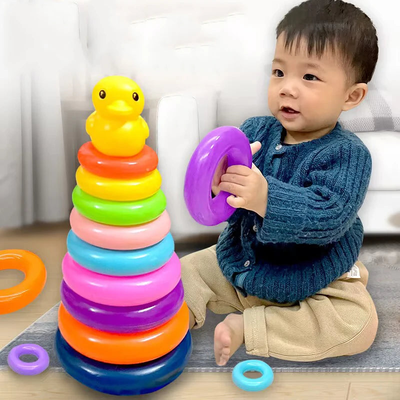 Montessori Baby Toy Rolling Ball Children Montessori Educational Games for Babies Stacking Track Baby Development Toys Children